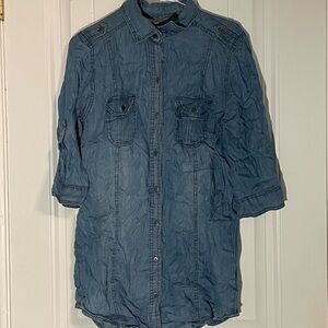 Blossom Blue Button Down Shirt